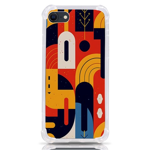 Abstract Pattern Design iPhone SE from ArtsNow.com Front