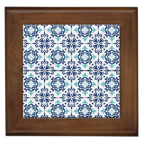 Tiles Abstract Pattern Texture Design Framed Tile from ArtsNow.com Front