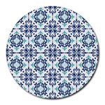 Tiles Abstract Pattern Texture Design Round Mousepad