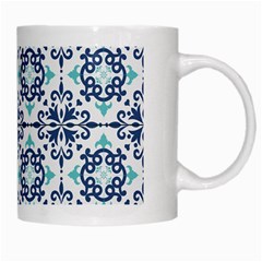 Tiles Abstract Pattern Texture Design White Mug from ArtsNow.com Right