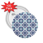 Tiles Abstract Pattern Texture Design 2.25  Buttons (100 pack) 