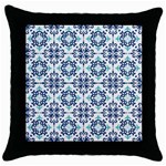 Tiles Abstract Pattern Texture Design Throw Pillow Case (Black)