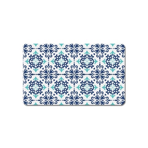 Tiles Abstract Pattern Texture Design Magnet (Name Card) from ArtsNow.com Front