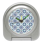 Tiles Abstract Pattern Texture Design Travel Alarm Clock