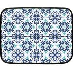 Tiles Abstract Pattern Texture Design Two Sides Fleece Blanket (Mini)