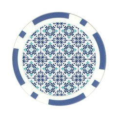 Tiles Abstract Pattern Texture Design Poker Chip Card Guard (10 pack) from ArtsNow.com Front