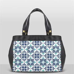 Tiles Abstract Pattern Texture Design Oversize Office Handbag (2 Sides) from ArtsNow.com Front