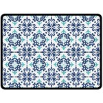 Tiles Abstract Pattern Texture Design Fleece Blanket (Large)