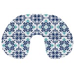 Tiles Abstract Pattern Texture Design Travel Neck Pillow