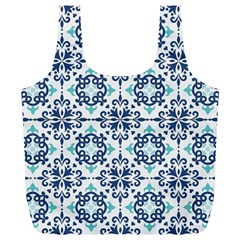 Tiles Abstract Pattern Texture Design Full Print Recycle Bag (XL) from ArtsNow.com Front