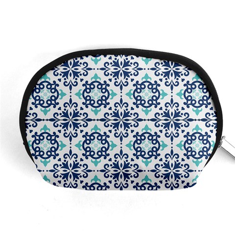 Tiles Abstract Pattern Texture Design Accessory Pouch (Medium) from ArtsNow.com Front