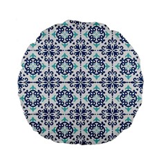 Tiles Abstract Pattern Texture Design Standard 15  Premium Flano Round Cushions from ArtsNow.com Back