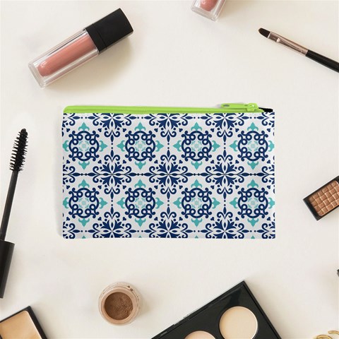 Tiles Abstract Pattern Texture Design Cosmetic Bag (XS) from ArtsNow.com Back