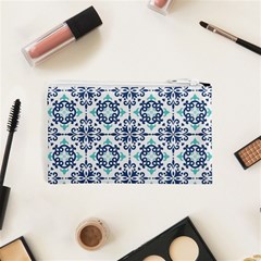 Tiles Abstract Pattern Texture Design Cosmetic Bag (XS) from ArtsNow.com Back