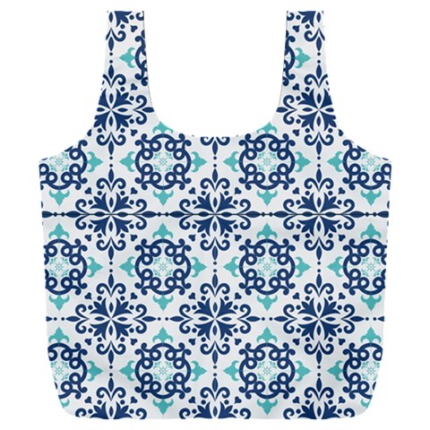 Tiles Abstract Pattern Texture Design Full Print Recycle Bag (XXXL) from ArtsNow.com Front