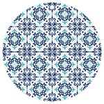 Tiles Abstract Pattern Texture Design UV Print Acrylic Ornament Round