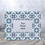 Tiles Abstract Pattern Texture Design White Tabletop Photo Frame 4 x6 