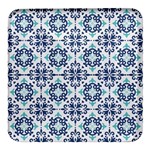 Tiles Abstract Pattern Texture Design Square Glass Fridge Magnet (4 pack)