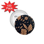 Background Pattern Leaves Texture 1.75  Buttons (100 pack) 