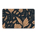 Background Pattern Leaves Texture Magnet (Rectangular)