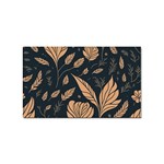 Background Pattern Leaves Texture Sticker Rectangular (100 pack)