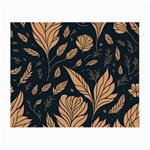 Background Pattern Leaves Texture Small Glasses Cloth (2 Sides)