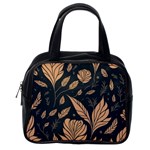 Background Pattern Leaves Texture Classic Handbag (One Side)