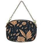 Background Pattern Leaves Texture Chain Purse (Two Sides)