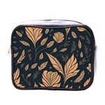 Background Pattern Leaves Texture Mini Toiletries Bag (One Side)