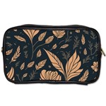 Background Pattern Leaves Texture Toiletries Bag (One Side)