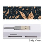 Background Pattern Leaves Texture Memory Card Reader (Stick)