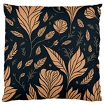 Background Pattern Leaves Texture Large Cushion Case (Two Sides)