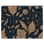 Background Pattern Leaves Texture Cosmetic Bag (XXXL)