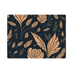 Background Pattern Leaves Texture Premium Plush Fleece Blanket (Mini)