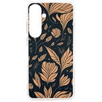 Background Pattern Leaves Texture Samsung Galaxy S24 Ultra 6.9 Inch TPU UV Case