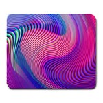 Swirl Twirl Design Pattern Purple Large Mousepad