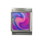 Swirl Twirl Design Pattern Purple Italian Charm (13mm)