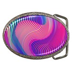 Swirl Twirl Design Pattern Purple Belt Buckles