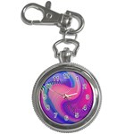 Swirl Twirl Design Pattern Purple Key Chain Watches