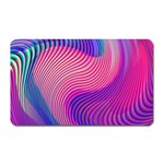 Swirl Twirl Design Pattern Purple Magnet (Rectangular)