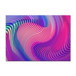 Swirl Twirl Design Pattern Purple Sticker A4 (10 pack)