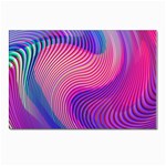 Swirl Twirl Design Pattern Purple Postcard 4 x 6  (Pkg of 10)