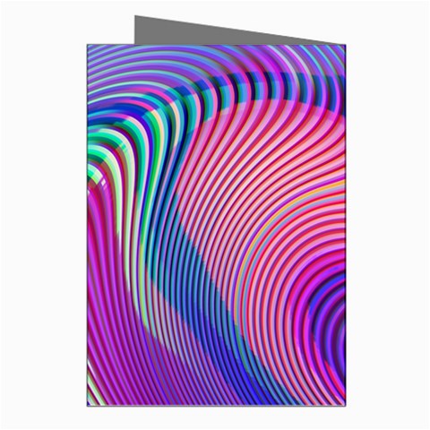 Swirl Twirl Design Pattern Purple Greeting Cards (Pkg of 8) from ArtsNow.com Right