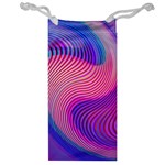 Swirl Twirl Design Pattern Purple Jewelry Bag