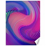 Swirl Twirl Design Pattern Purple Canvas 12  x 16 