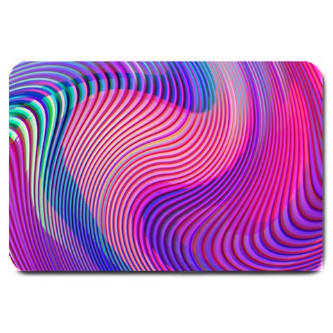 Swirl Twirl Design Pattern Purple Large Doormat from ArtsNow.com 30 x20  Door Mat