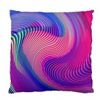 Swirl Twirl Design Pattern Purple Standard Cushion Case (Two Sides)