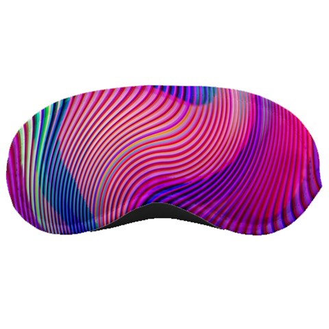 Swirl Twirl Design Pattern Purple Sleep Mask from ArtsNow.com Front