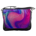 Swirl Twirl Design Pattern Purple Messenger Bag