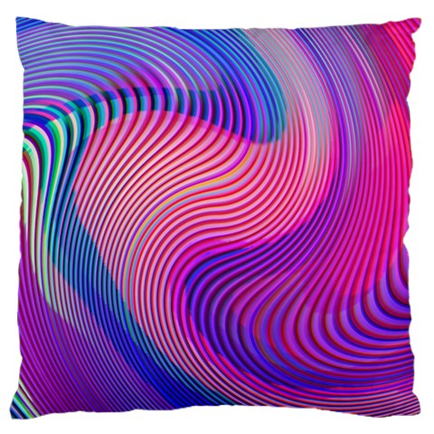 Swirl Twirl Design Pattern Purple Large Cushion Case (Two Sides) from ArtsNow.com Front